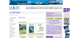 Desktop Screenshot of boutique.voilesetvoiliers.com